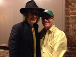 The Duke with Mike Scott of the Waterboys in 2014